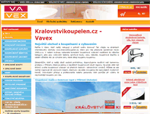 Tablet Screenshot of kralovstvikoupelen.cz